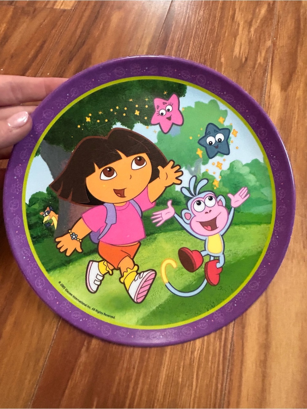 Vintage Dora Explorer Plate Zak Designs 2005 Melamine Kids